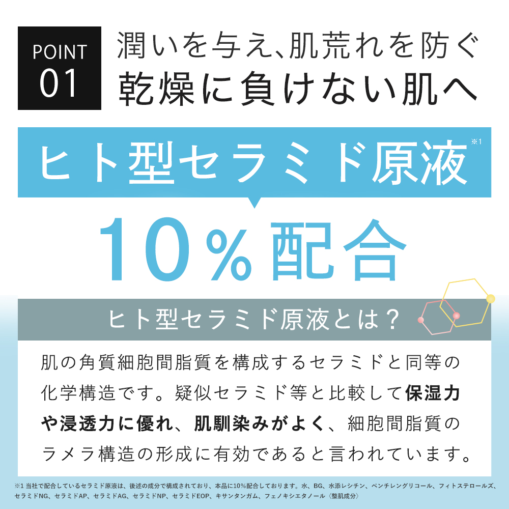 化粧水 ヒト型 セラミド原液 10％配合 ヒトミドエッセンスX 120ml セラミドエッセンス ティーツリー ツボクサエキス CICA イオン導入  導入美容液 送料無料 | KISO公式オンラインショップ