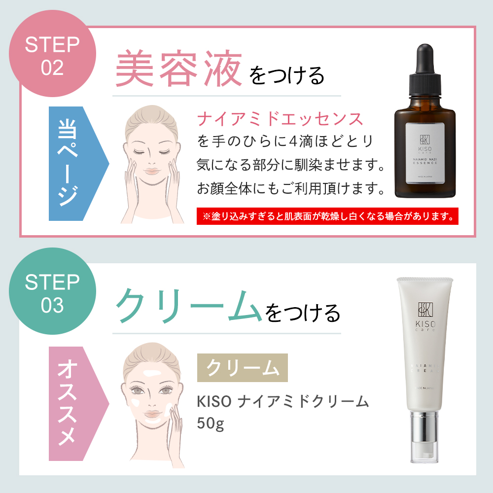 会員様限定 32％OFF】美容液 ナイアシンアミド 20%配合 キソ ナイアミドエッセンス NA 30ml 美肌 保湿 | KISO 公式オンラインショップ